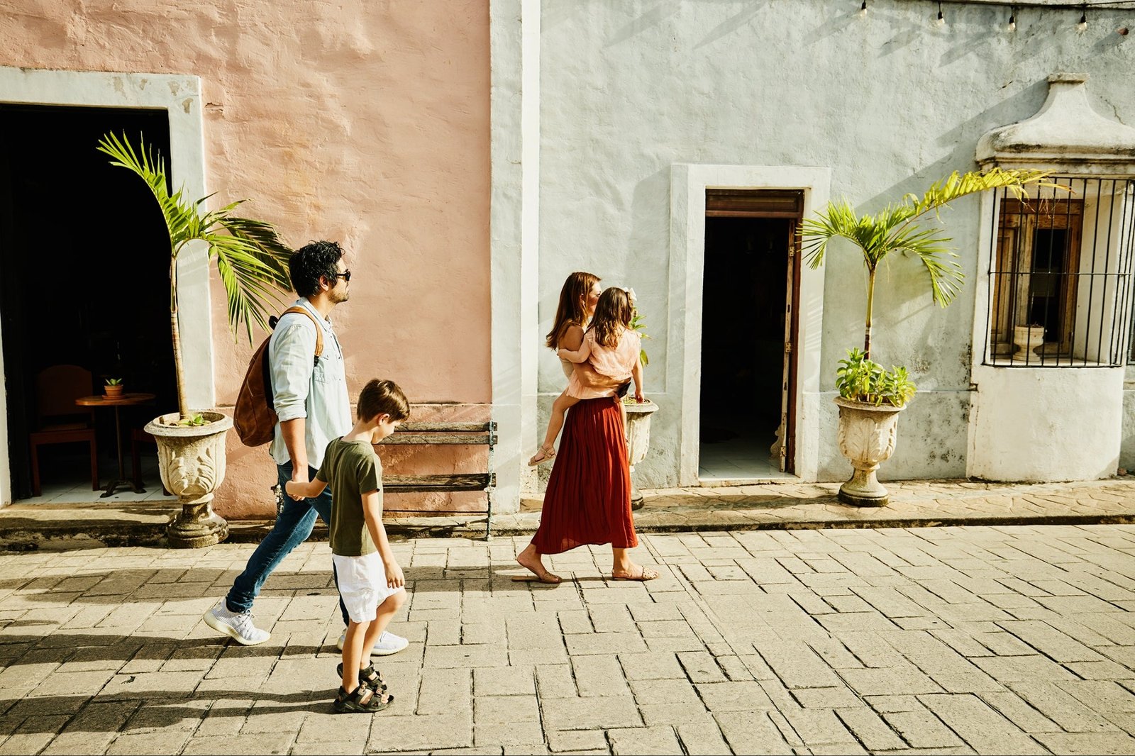 How to change business trips to family holidays friendly Businessman