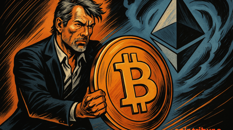 Saylor sees green, but remains in orange ... bitcoin juicy than Ethereum